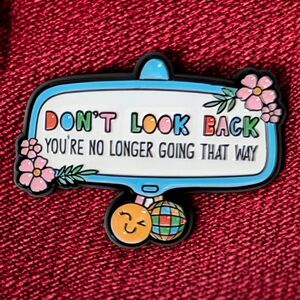 Colorful Motivational Enamel Pin